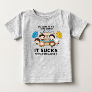 T-shirt Pour Bébé FRIENDS™ Bienvenue dans le monde réel Chibi