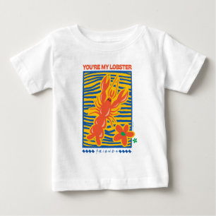 T-shirt Pour Bébé FRIENDS™   Vous êtes mon homard Graphisme vibrant
