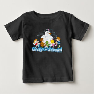 T-shirt Pour Bébé Frosty the Snowman™   Frosty & Enfants Jouer