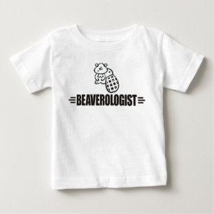 T-shirt Pour Bébé Funny Beaver