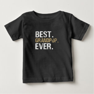 T-shirt Pour Bébé Funny Grandson Meilleur grand-pop jamais