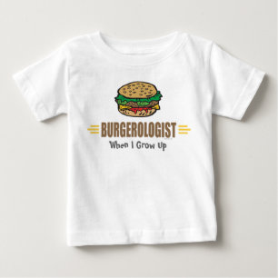 T-shirt Pour Bébé Funny Hamburger