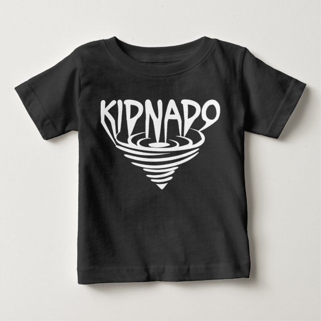 T-shirt Pour Bébé Fuseau blanc Kidnado Toddler à manches longues (Devant)