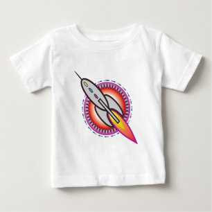 T-shirt Pour Bébé Fusée spatiale