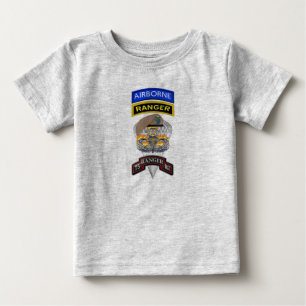 T-shirt Pour Bébé Futur 75e régiment de Rangers "Sua Sponte"