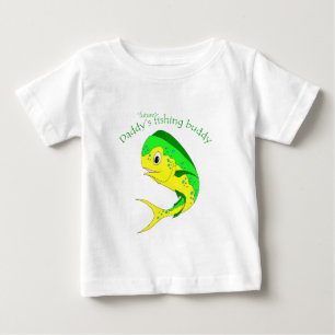T-shirt Pour Bébé Futur ami de pêche de Mahi