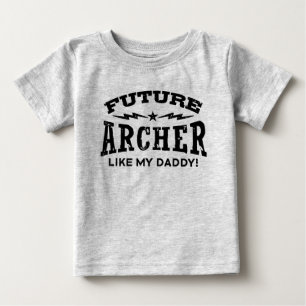 T-shirt Pour Bébé Futur Archer Comme Mon Papa