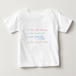 T-shirt Pour Bébé Futur conseiller financier
