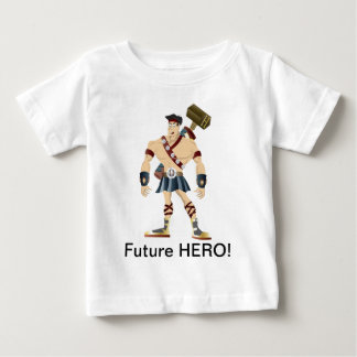 T-shirt Pour Bébé Futur héros !