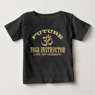T-shirt Pour Bébé futur instructeur de yoga