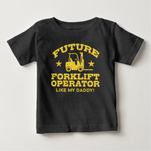 T-shirt Pour Bébé Futur Opérateur De Remorquage Comme Mon Papa
