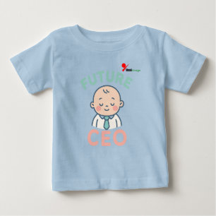 T-shirt Pour Bébé "Futur PDG" Mignon Bébé Patron Exécutif