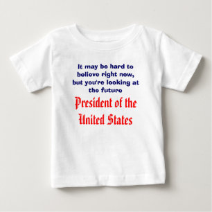 T-shirt Pour Bébé Futur président