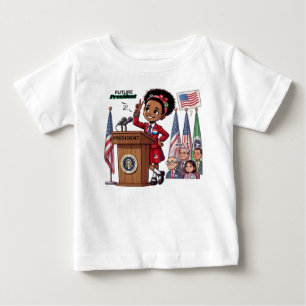 T-shirt Pour Bébé Futur président : Inspirer le leadership