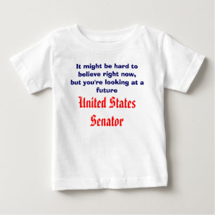 T-shirt Pour Bébé Futur sénateur