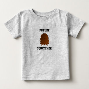 T-shirt Pour Bébé Futur squatter bébé bigfoot