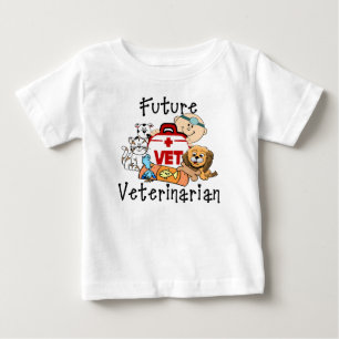 T-shirt Pour Bébé Futur vétérinaire
