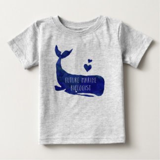 T-shirt Pour Bébé Future Biologiste Marine Baleine Baby Football Jer