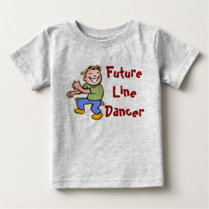 T-shirt Pour Bébé Future Line Dancer ! -Bébé garçon