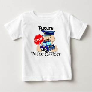 T-shirt Pour Bébé Future Police Officer
