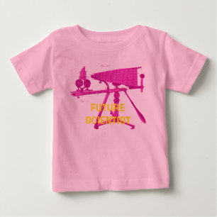 T-SHIRT POUR BÉBÉ FUTURE SCIENTIFIQUES MICROSCOPE DU 18ÈME SIÈCLE