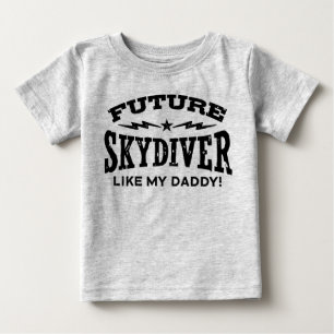 T-shirt Pour Bébé Future Skydiver Comme Mon Père