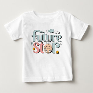 T-shirt Pour Bébé Future Star - Jolies empreintes de bébé