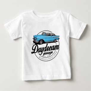 T-shirt Pour Bébé Garage Daydream avec Chevrolet Bel Air 1957