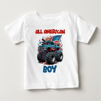 T-shirt Pour Bébé Garçon tout américain 4 juillet