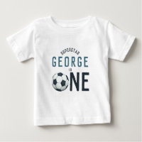 Garçons Cute Blue Soccer Premier Anniversaire