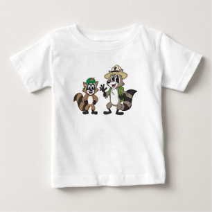 T-shirt Pour Bébé Garde forestière Rick et Ricky de Rick de garde