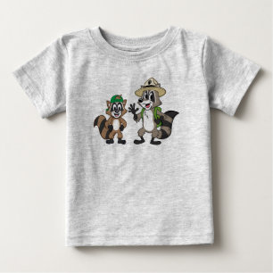 T-shirt Pour Bébé Garde forestière Rick et Ricky de Rick   de garde