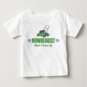 T-shirt Pour Bébé Garderie de pelouse enfouissant des pelouses en he
