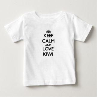 T-shirt Pour Bébé Gardez le calme et aimez le kiwi