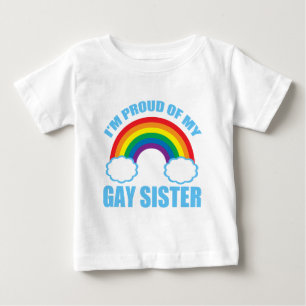 T-shirt Pour Bébé Gay Sister