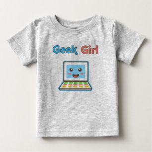 T-shirt Pour Bébé Geek Girl