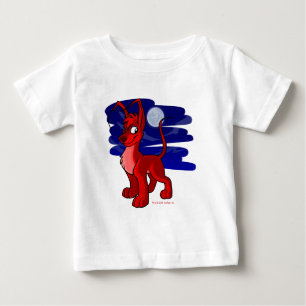 T-shirt Pour Bébé Gelert rouge fier par clair de lune