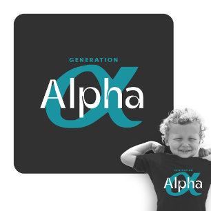 T-shirt Pour Bébé Génération ALPHA 2010-2024   T-shirt bébé   DP7Art