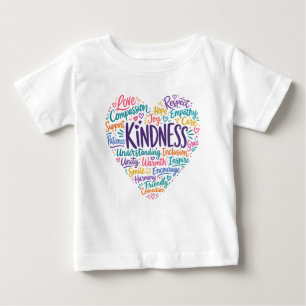 T-shirt Pour Bébé Gentillesse compassion empathie et respect