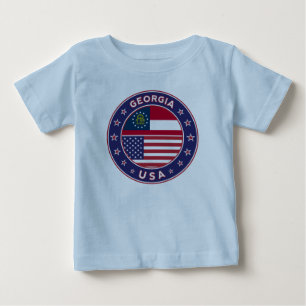 T-shirt Pour Bébé Géorgie