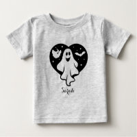Ghost Halloween mignon Avec Coeur Et Chat