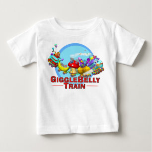 T-shirt Pour Bébé GiggleBellies le train de GiggleBellie