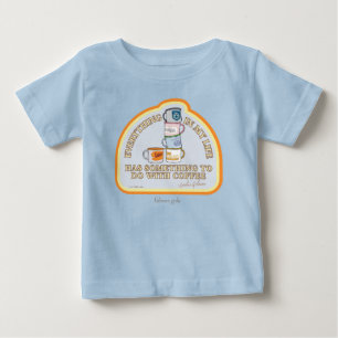 T-shirt Pour Bébé Gilmore Girls Citation Café Graphique