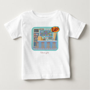 T-shirt Pour Bébé Gilmore Girls   Le Graphisme du diner de Luke