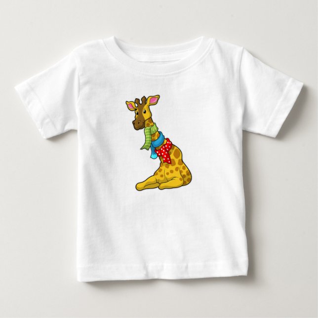 T-shirt Pour Bébé Girafe (Devant)