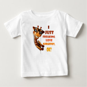 T-shirt Pour Bébé Girafe de Cute