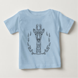 T-shirt Pour Bébé Girafe inspirée
