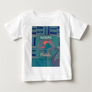T-shirt Pour Bébé Giraffe Art Joueuse : Un Plaisir Africain