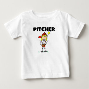 T-shirt Pour Bébé Girl Pitcher