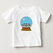 Globe des neiges avec trois Chouettes Gnomes